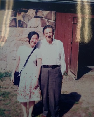 Professor Pao-Lien Chen posed with her mentor, Dr. Michael Gort.