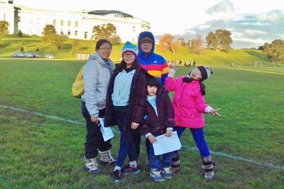 Dr. Kim Choy Chung with his family