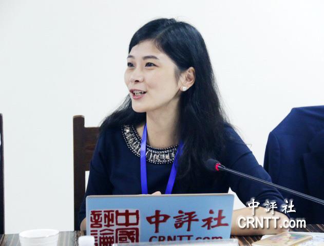 中評青年訪問團團長、中評智庫基金會聯絡部主任、副研究員林艶（中評社圖片）圖片