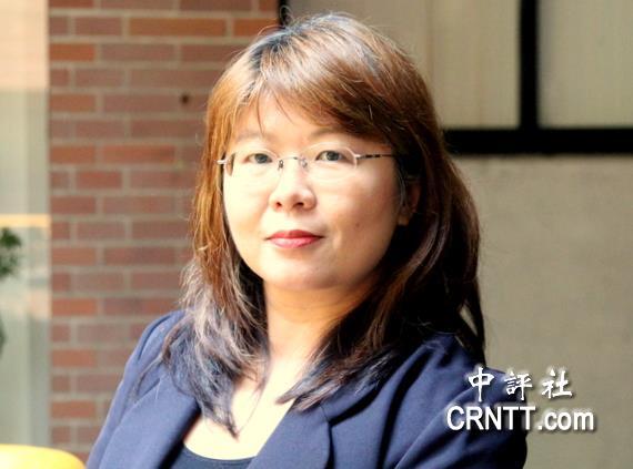 中山大學行銷傳播管理研究所所長李雅靖。（中評社 高易伸攝）圖片