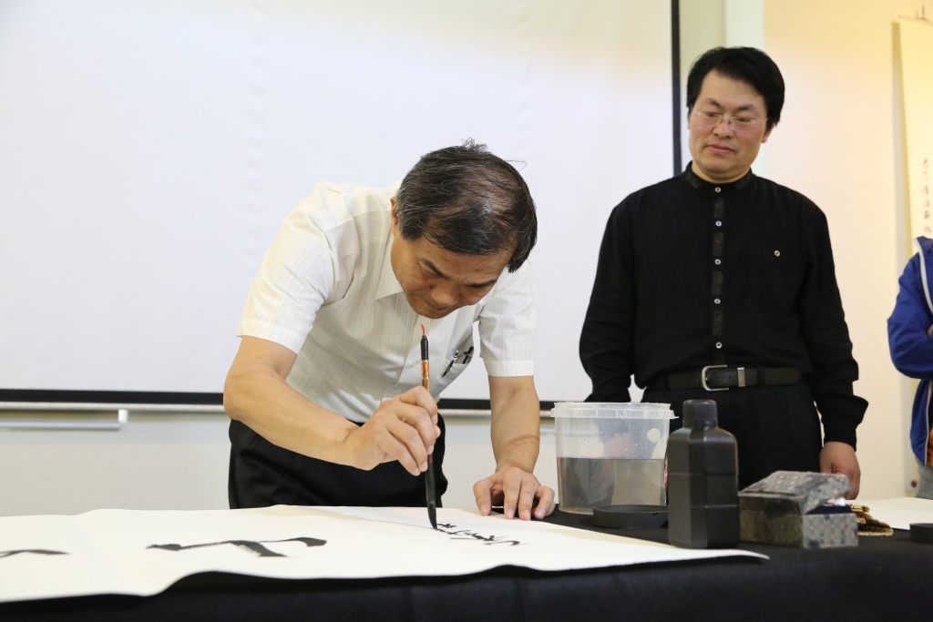 中國國家博物館晁岱雙博士書法展開幕（大成報）圖片
