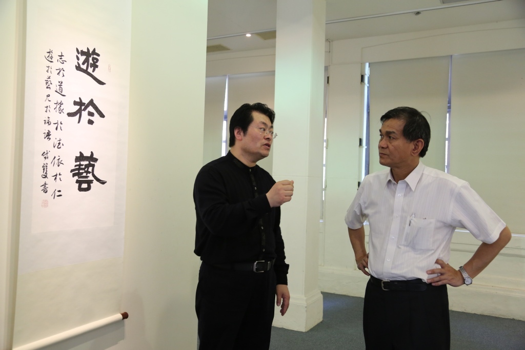 中國國家博物館晁岱雙博士書法展開幕（大成報）圖片