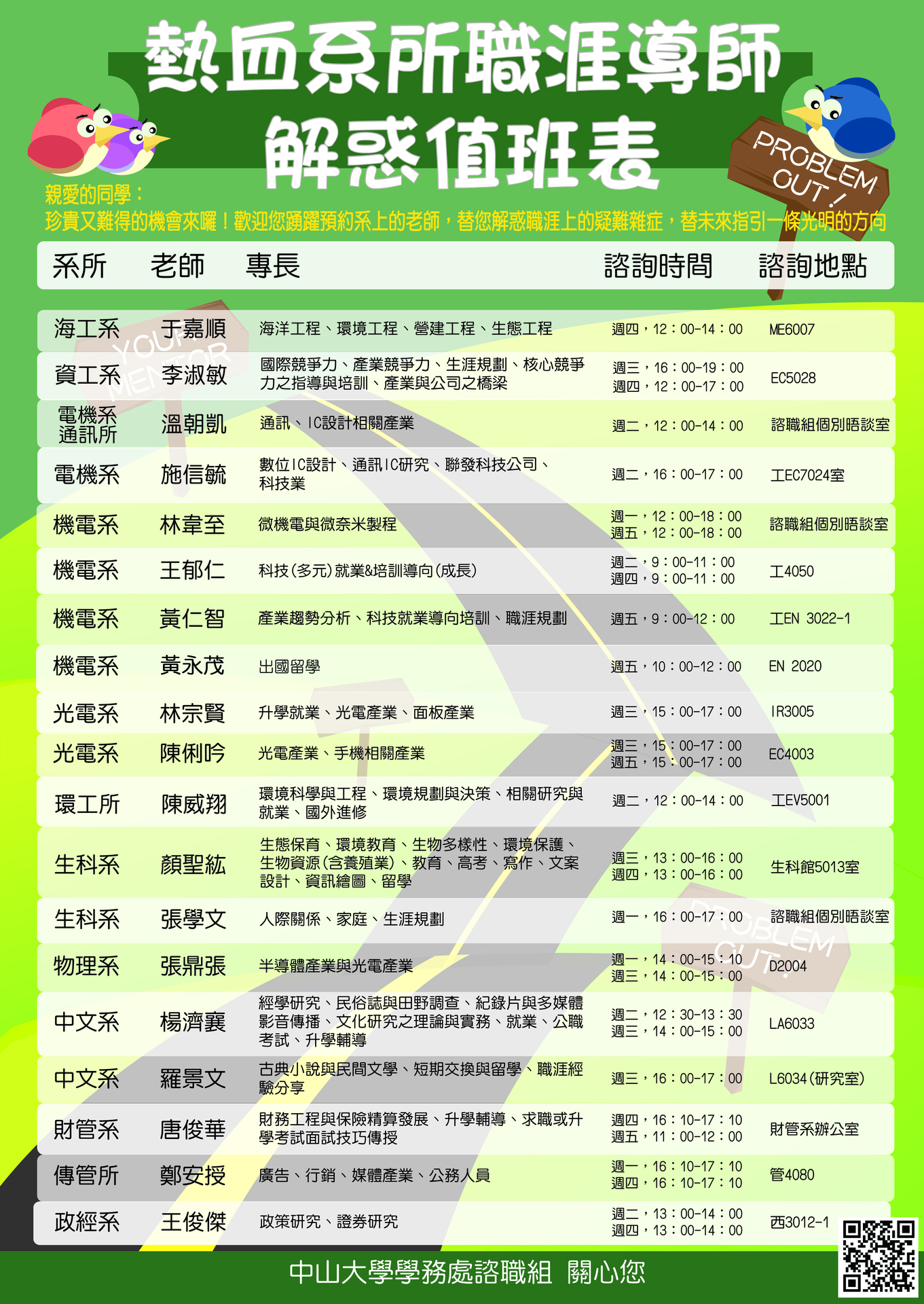 【諮職組】歡迎預約諮詢熱血職涯導師圖片