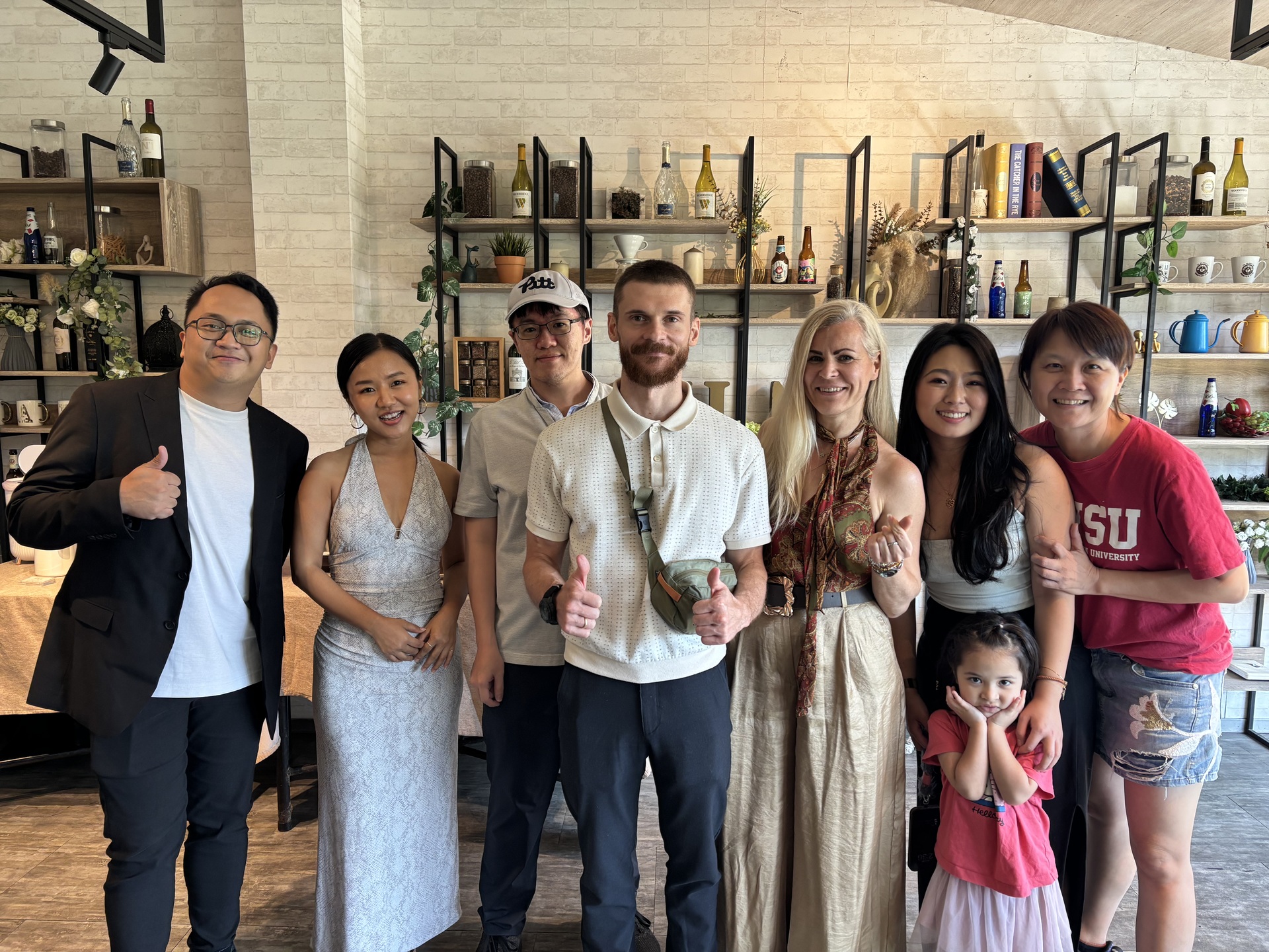 Celebrating global diversity, alumni from Belarus, the Czech Republic, Myanmar, and the Philippines together at the reunion.Image