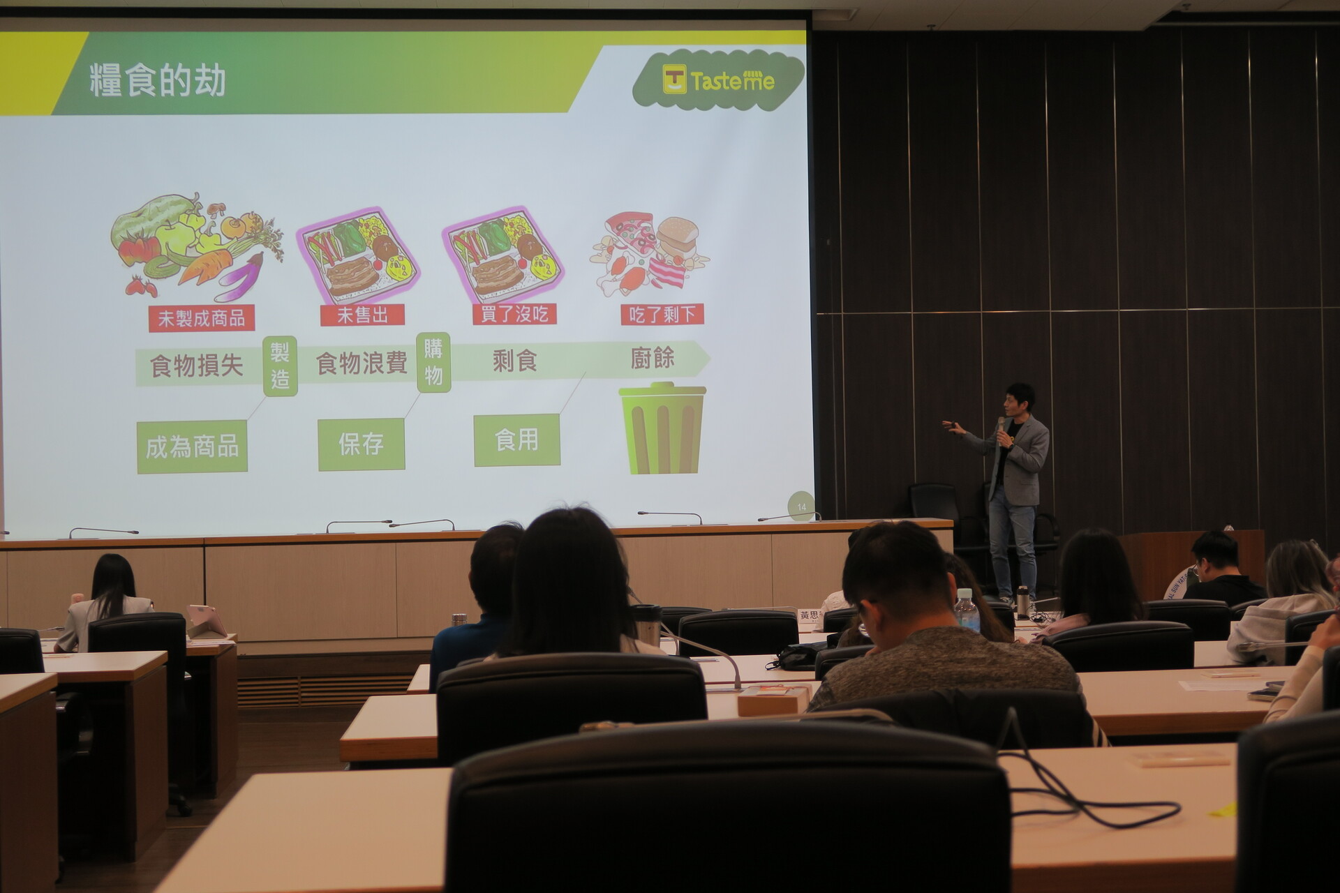 Tasteme - 惜食x 嘗鮮平台創辦人兼執行長 葉柏軍分享食物浪費現況