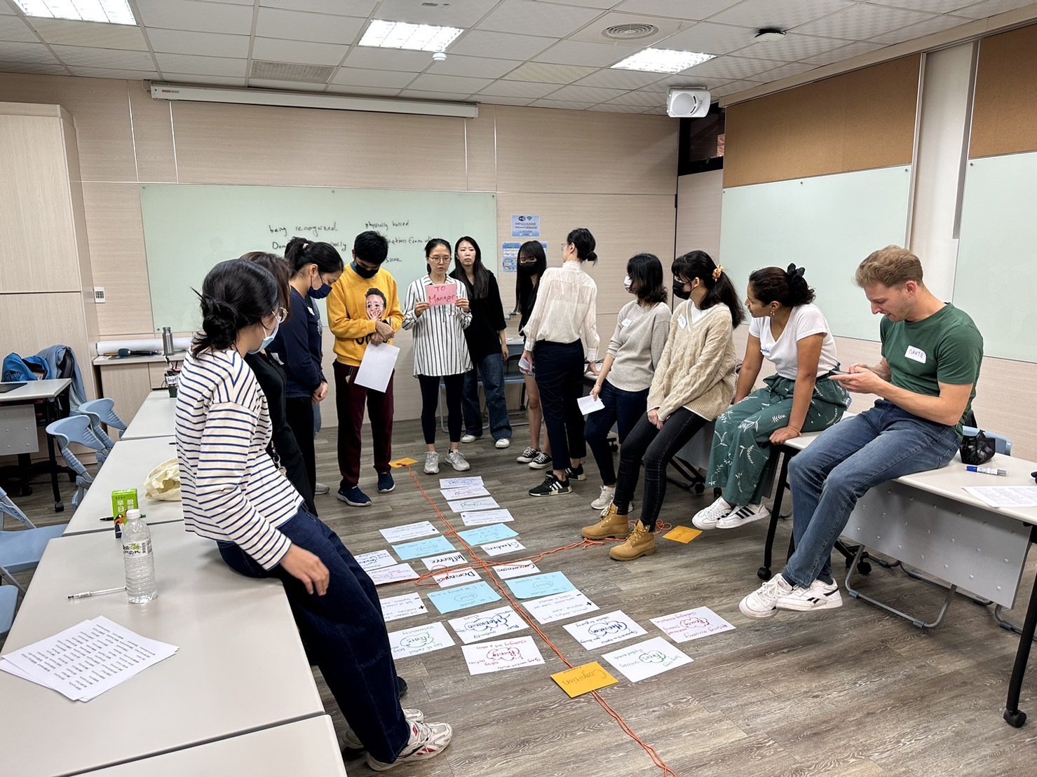 Picture 2. Participants doing DISC assessmentImage