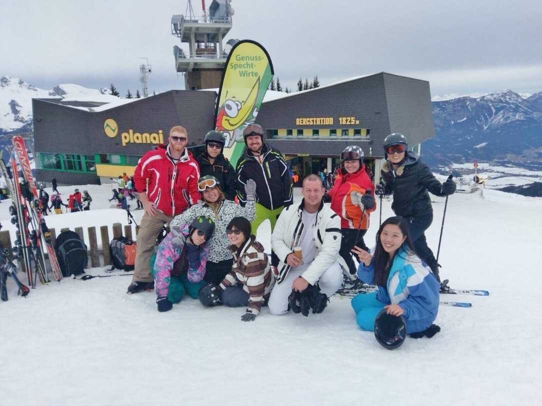 ACT同學體驗滑雪活動圖片