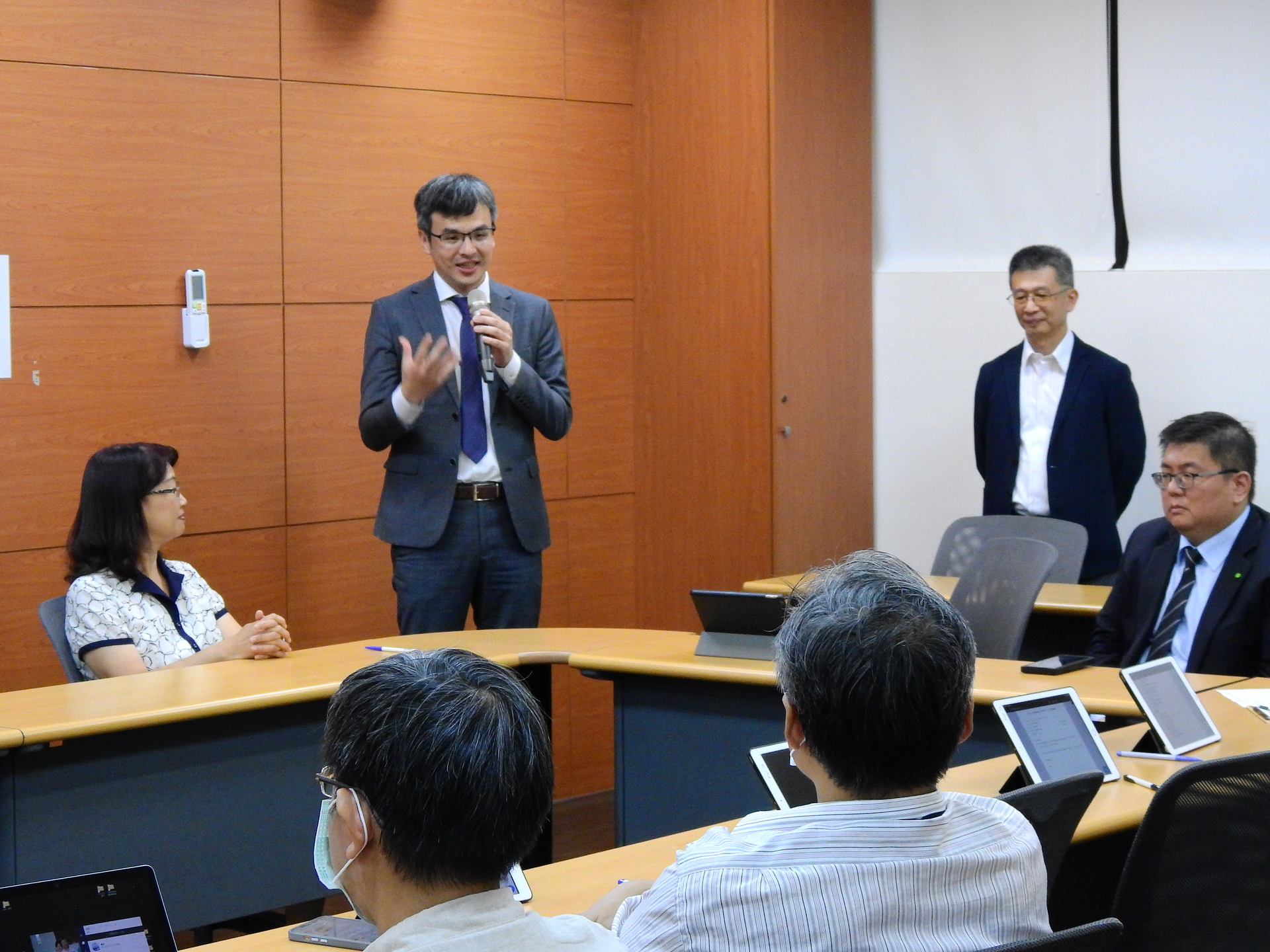 勤業眾信風險管理諮詢公司楊尚儒副總致詞。圖片