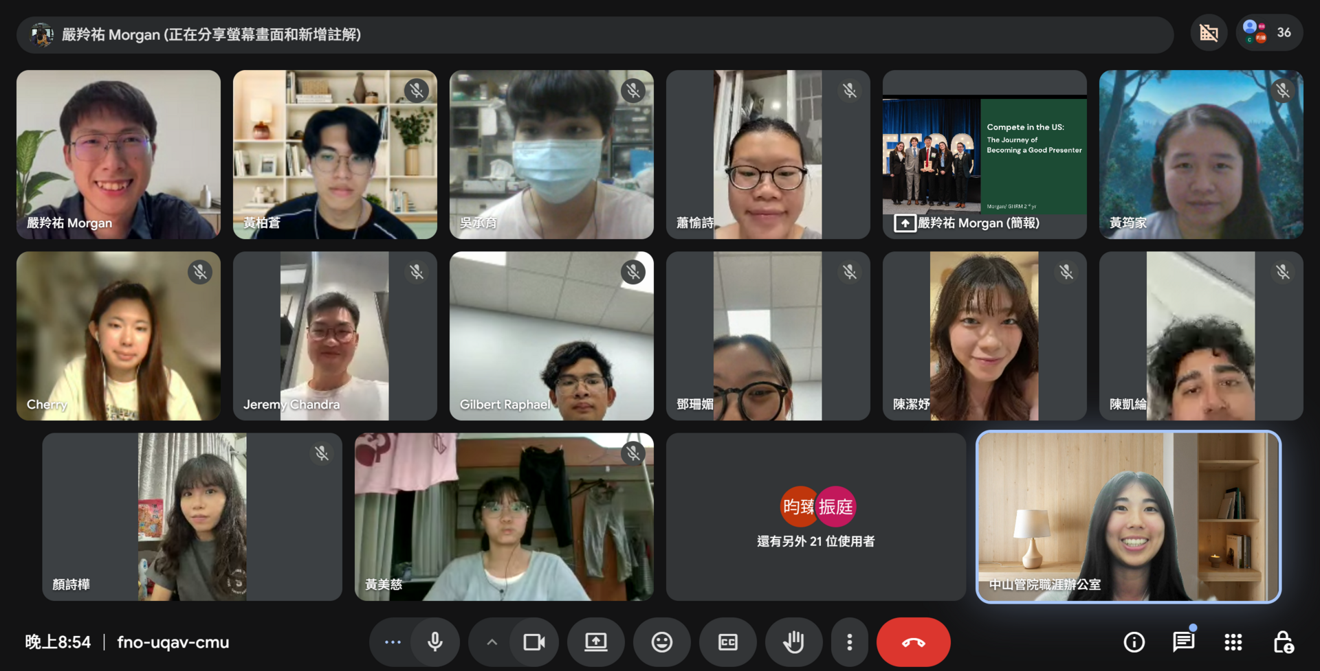 全體與講者Morgan合影圖片