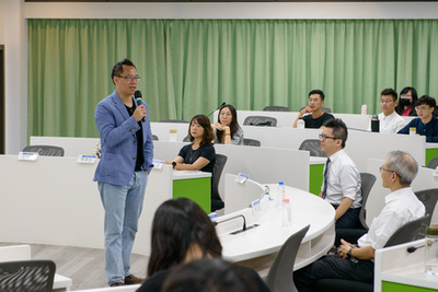 【新聞】外商面面觀！花旗(台灣)商業銀行(股)公司人資資深副總裁蔡明慶回娘家-職涯講座分享圖片