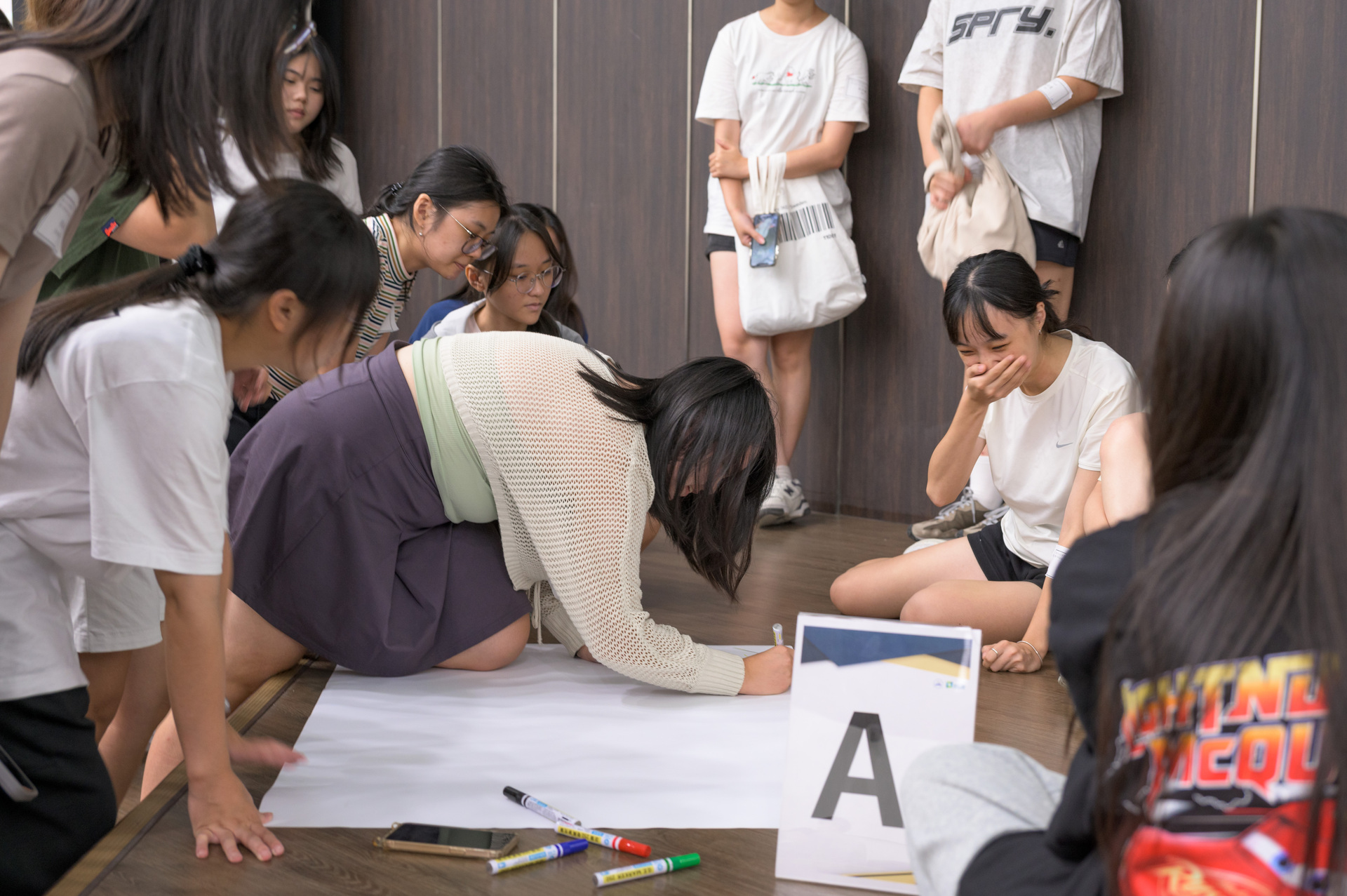 Students fully unleash their creativity in designing their Future Island.Image
