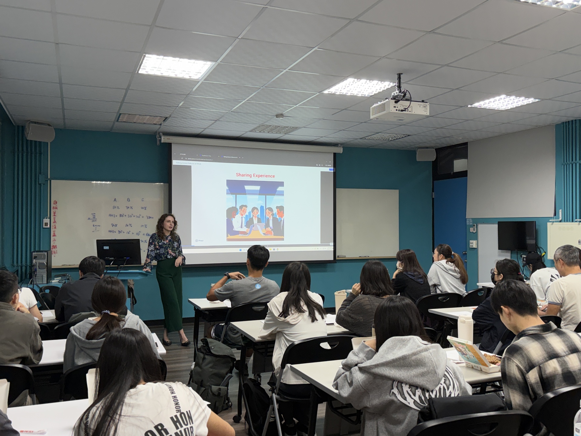 Lecturer Svetlana Boldina sharing her insights on cross-cultural workplace communicationImage