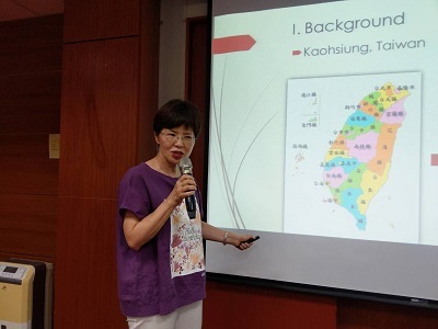 政研所廖達琪特聘教授講解台灣地方政治圖片