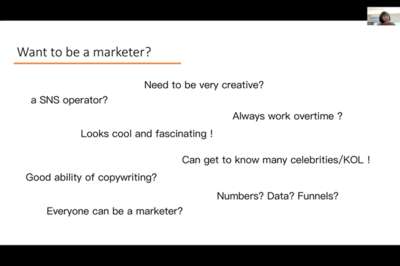 （Picture 2）Misconception about Marketer