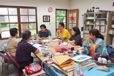 104年計畫團隊至左營區舊城文化協會進行訪視