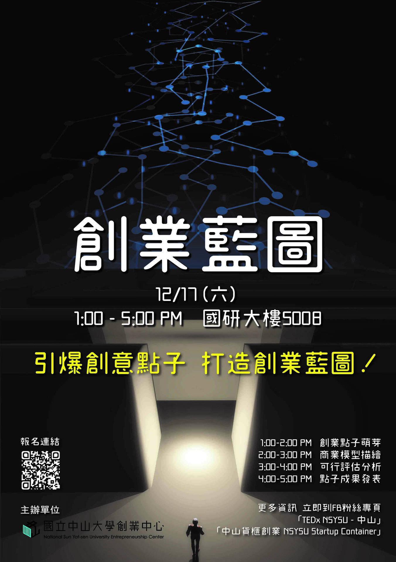 【TEDxNSYSU】創業體驗活動 「創業藍圖」（12/17）圖片