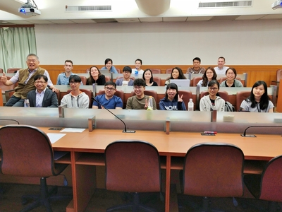 管院國際學程邀請日本創價大學（Soka University）王雍智教授演講圖片