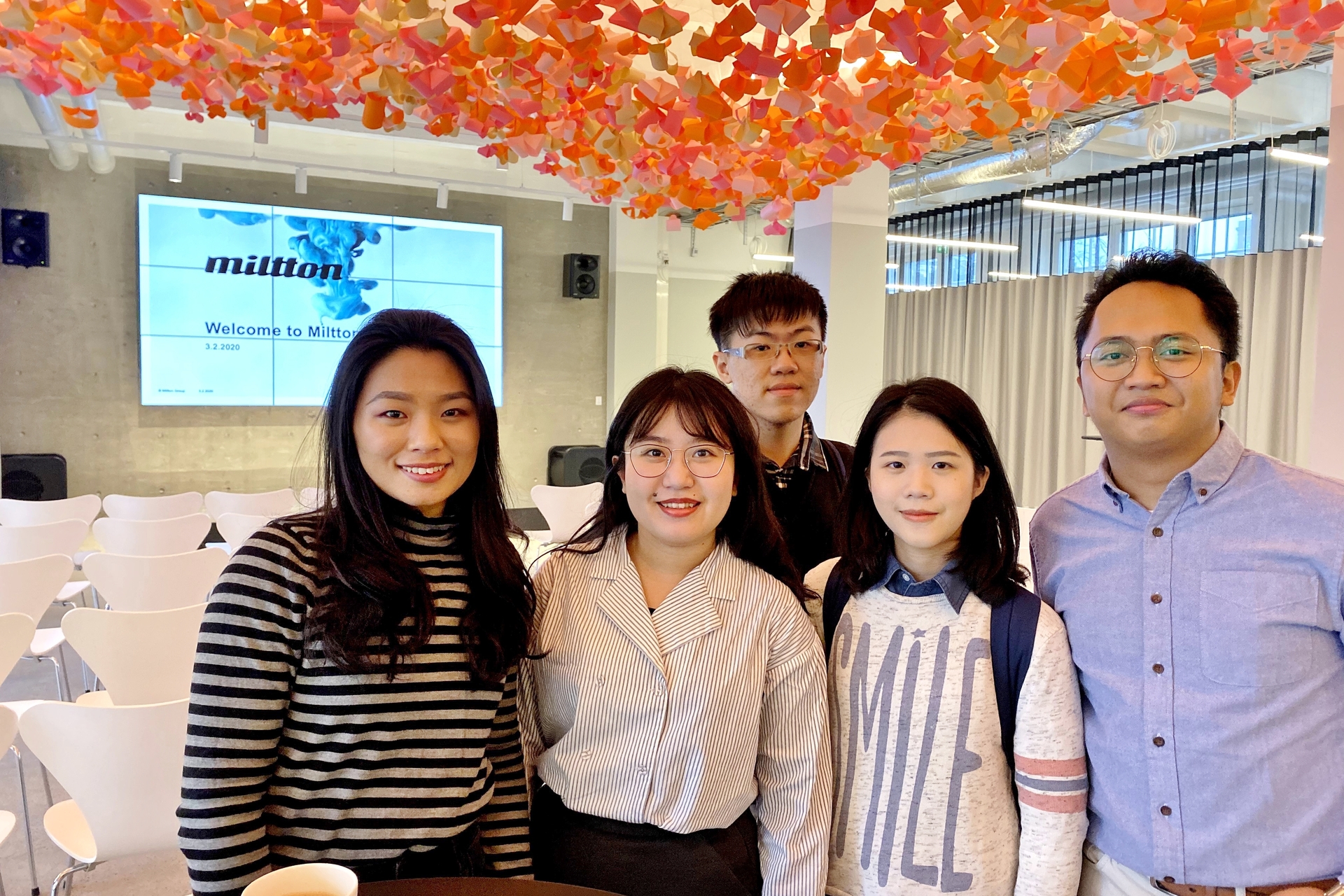 本次參與IHD之管院國際學程學生(左起)Kelly, Jane, Bruce, Jean, Justine圖片