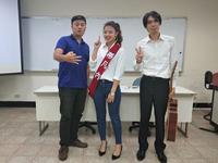 第四屆中山大學區立委候選人馬力歐、蒂凡內、郭書成。圖片