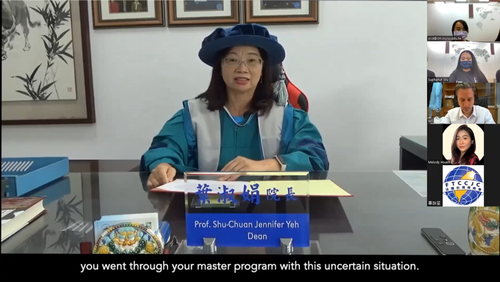 Dean Yeh’s blessing for the graduatesImage