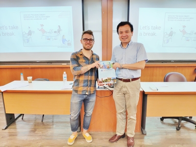 【IBMBA】外國人在台灣：莊墨分享行銷產業與模擬實作圖片