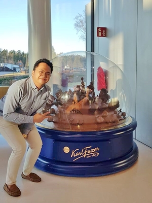 至芬蘭國寶級巧克力品牌Fazer參訪