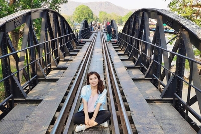 After the internship, Yu-Chen Yeh visited KanchanaburiImage