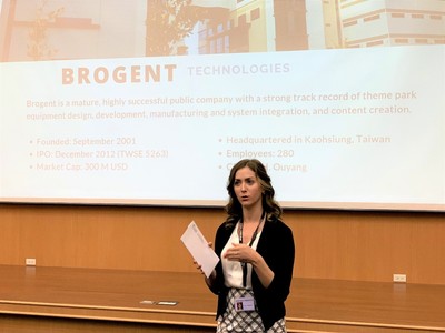 Andrea Ort (second from the right), an alumnus of the ACT Program from Canada, is currently a specialist at Brogent TechnologiesImage