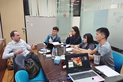 Chris與學生暢談NTU生活資訊圖片