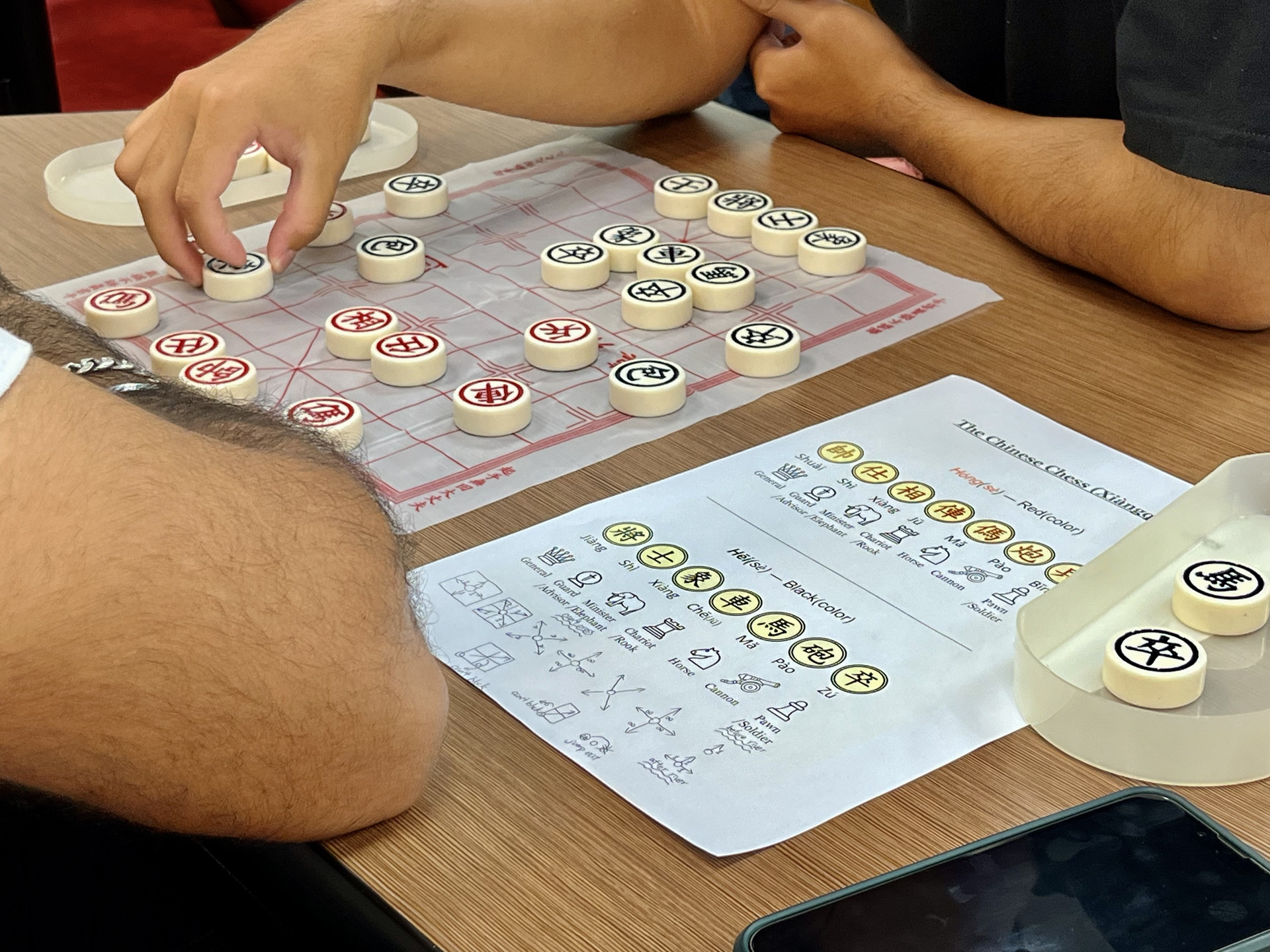 老師給各國籍學生的象棋講義