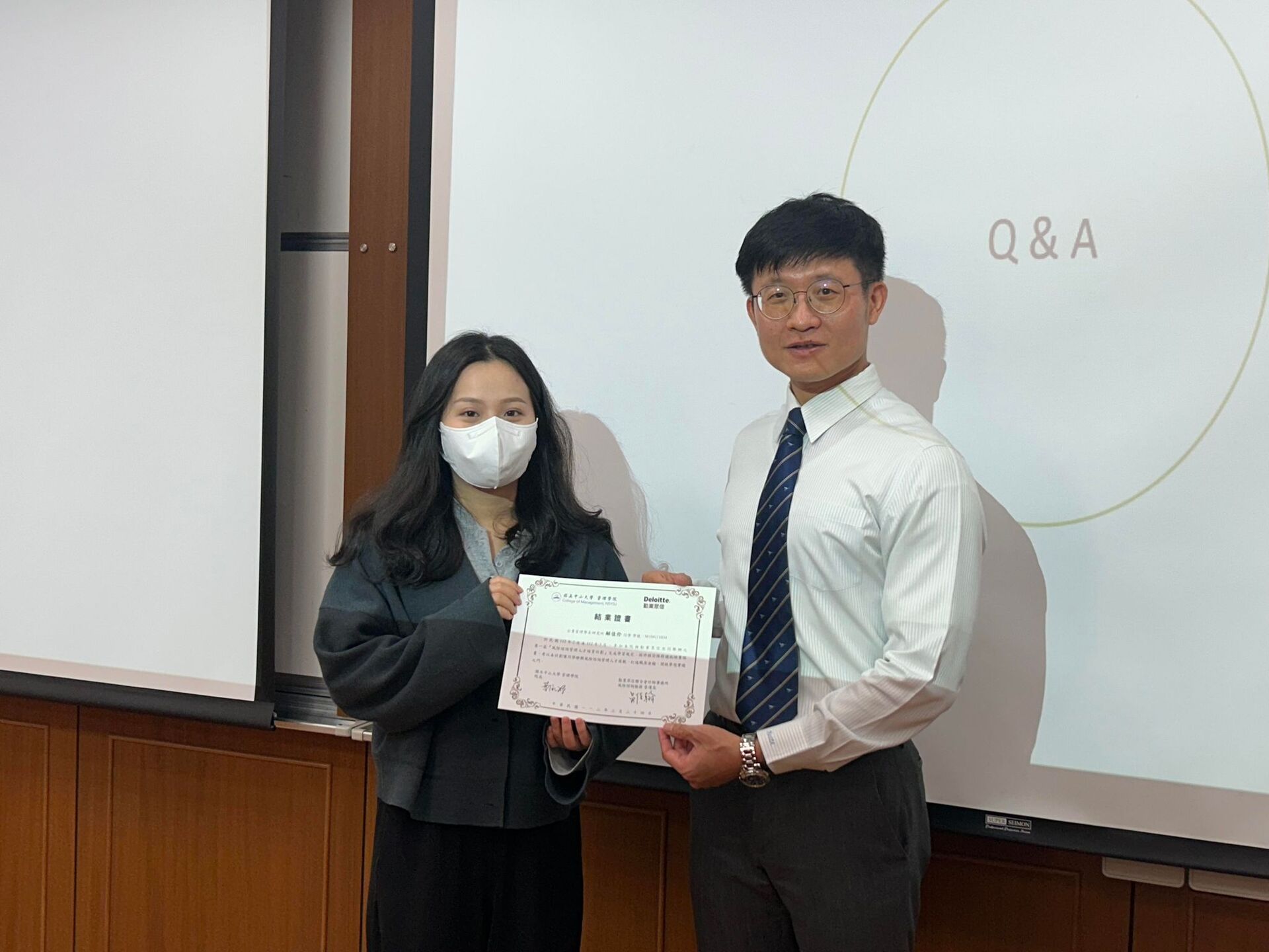 【Career】Risk Advisory Talent Cultivation Program Enhanced NSYSU Students’ Business Consultancy AbilityImage