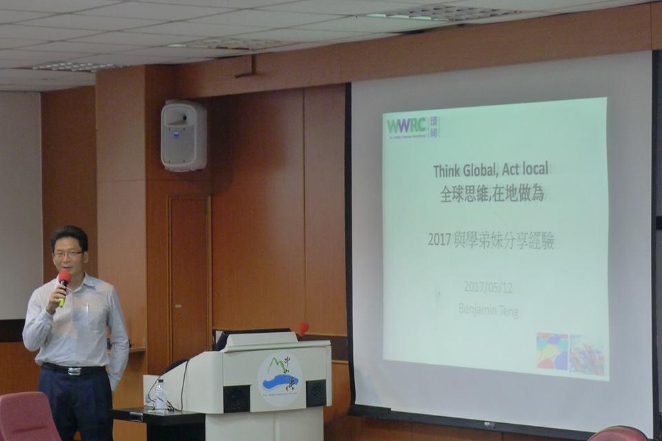 鄧陳銘總經理與學弟妹分享經驗圖片