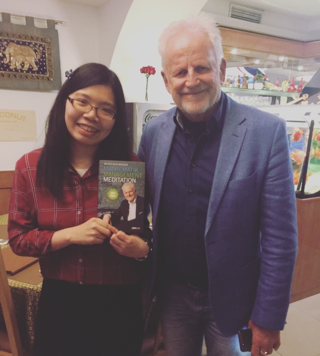 在奧地利的最後一天 - 與Prof. Bruno Buchberg的合影圖片