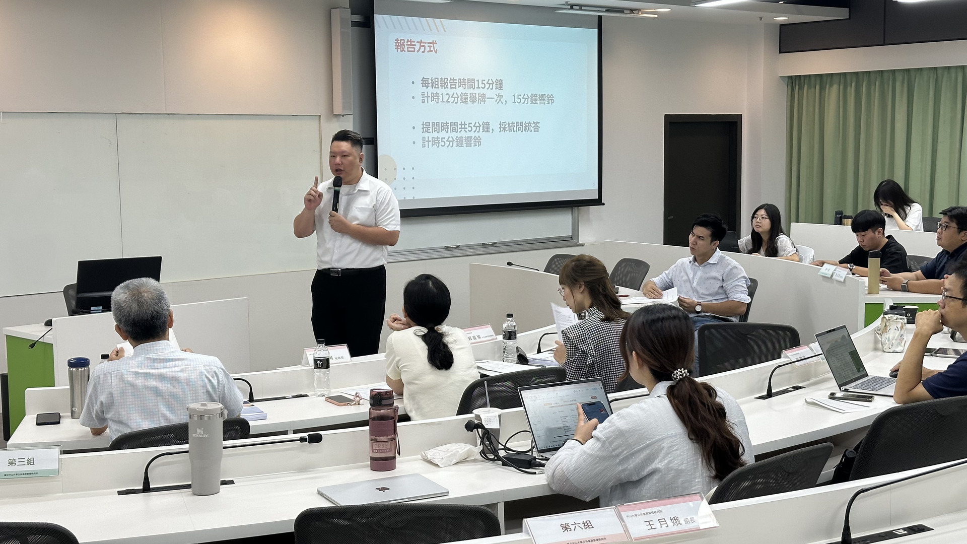 陳冠豪經理說明成果發表會的意義與進行流程圖片