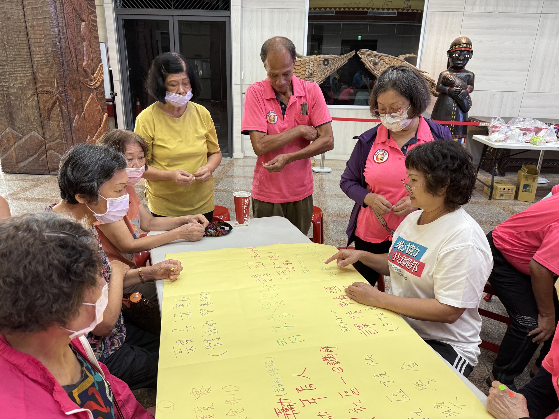 前鎮時間銀行小聯盟之跨社區共生計畫，大學與社區共同盤點內外部資源圖片