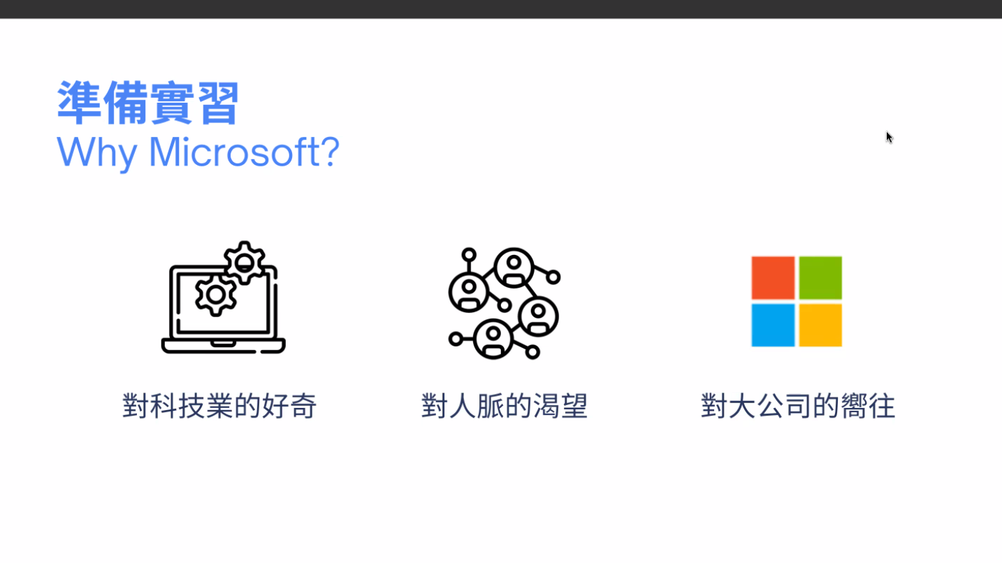 企管系傅禹喬分享如何準備申請實習圖片