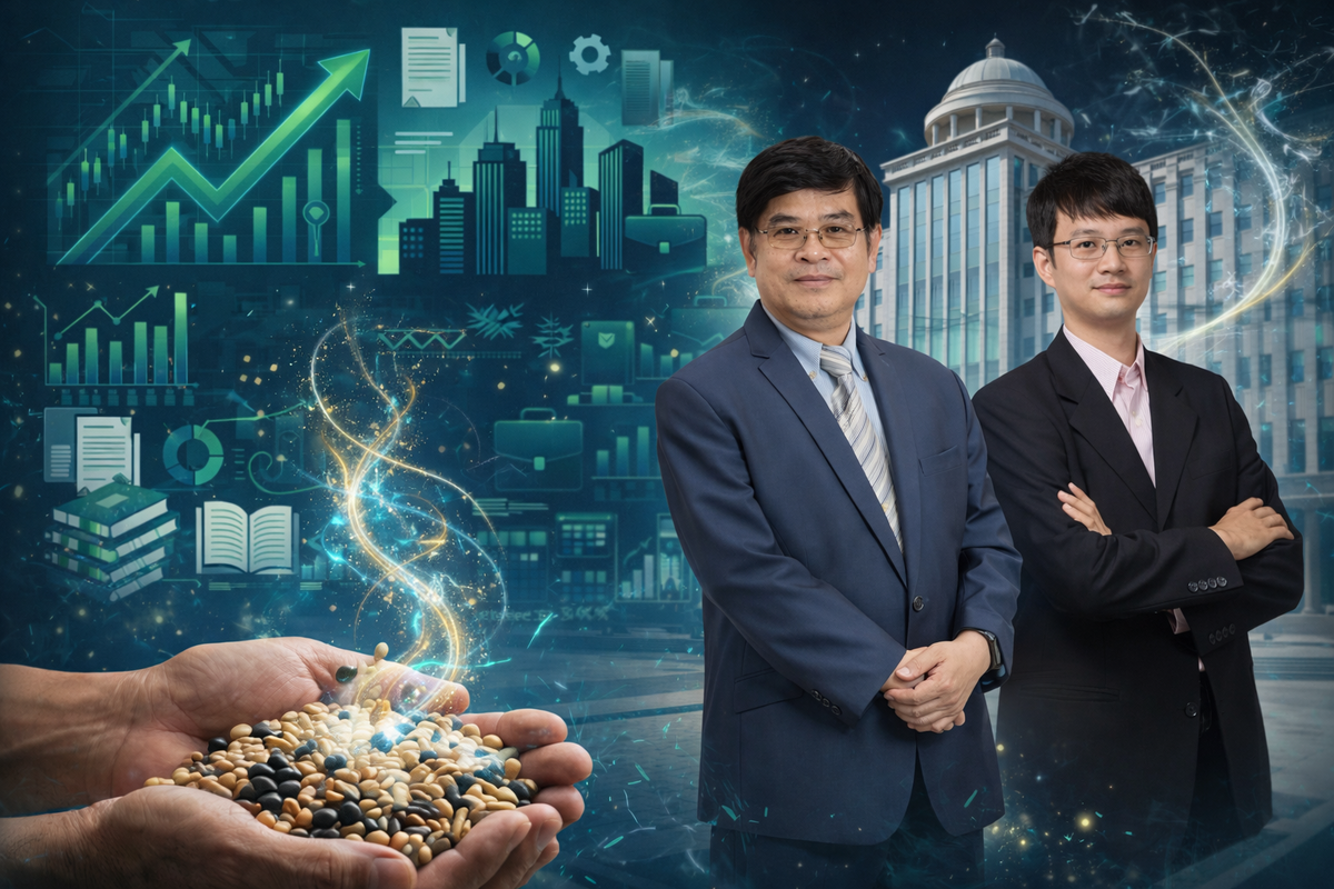 【管院榮譽】管理學界奧斯卡雙獎入袋！ 院長林豪傑教授、羅勝議助理教授分別以共同作者身份，榮獲聯電經營管理論文獎優等獎圖片