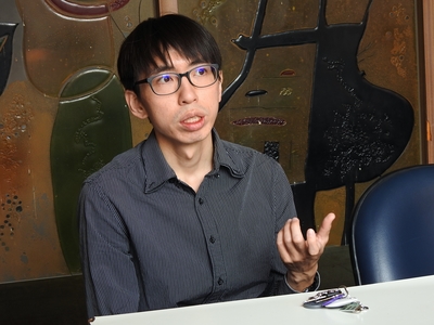 謝旭昇助理教授接受採訪圖片