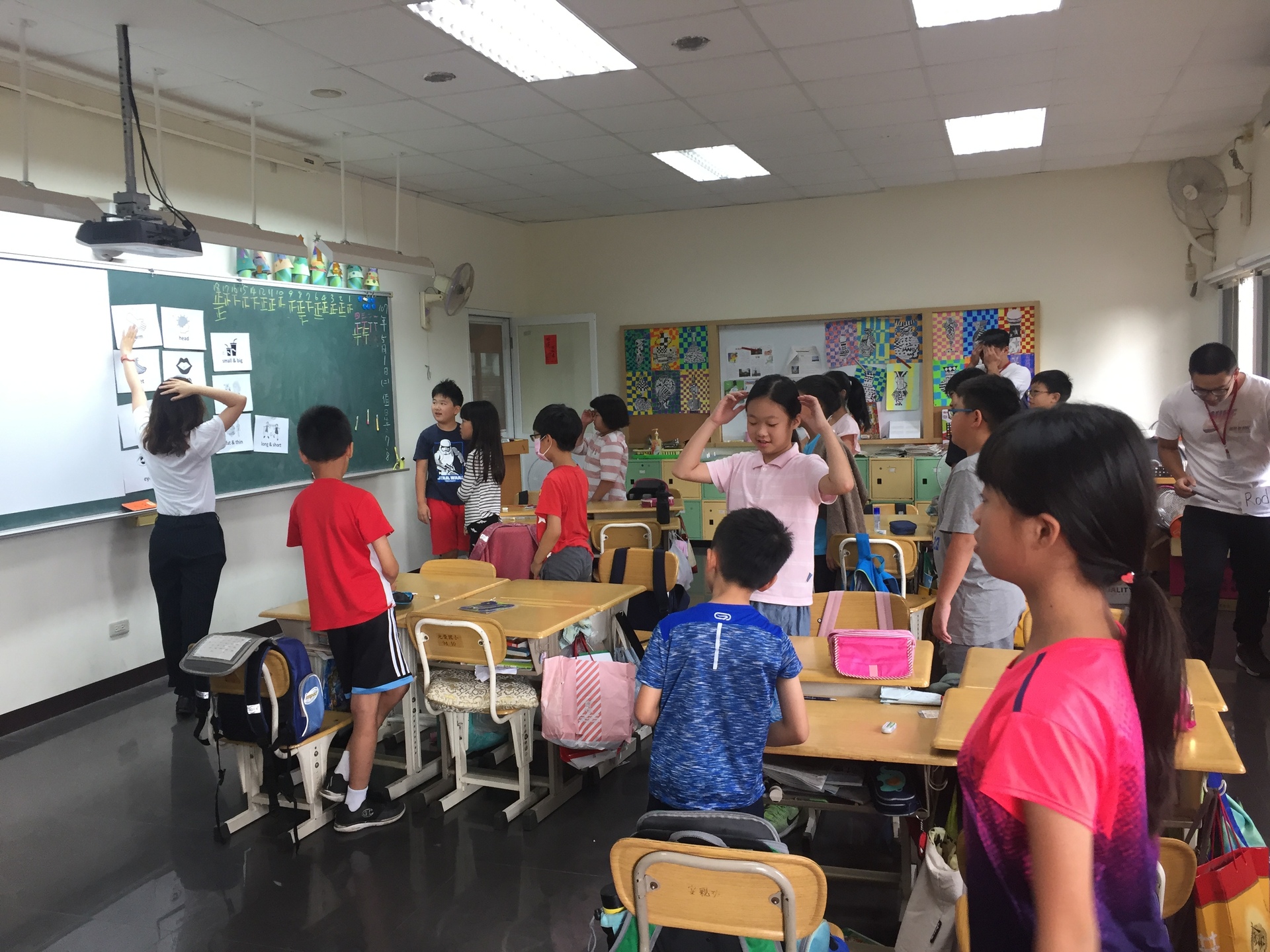 「Sherry’s Bing」組教導小孩身體部位的英文單字圖片