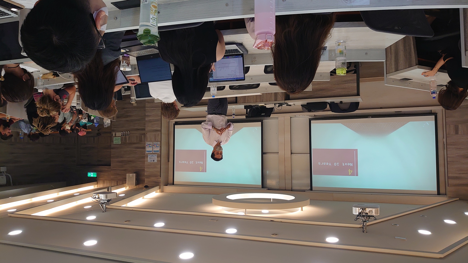 Dr Peter Yuen sharing with the studentsImage