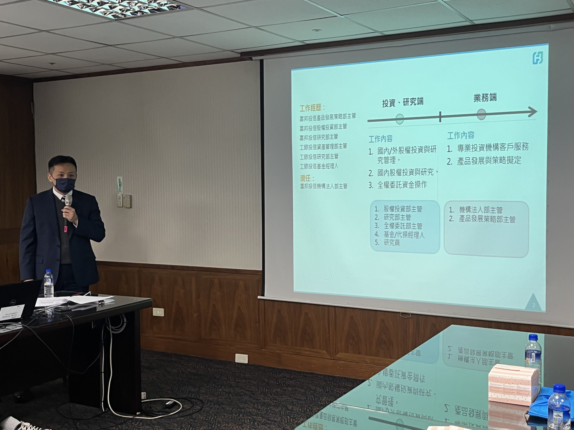 富邦投信業務處黃資協分享活動照片圖片