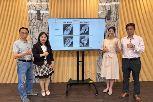 【企管系】募款手勢學問大  中山企管張純端教授分析公益廣告如何影響捐款意願（中山新聞）圖片