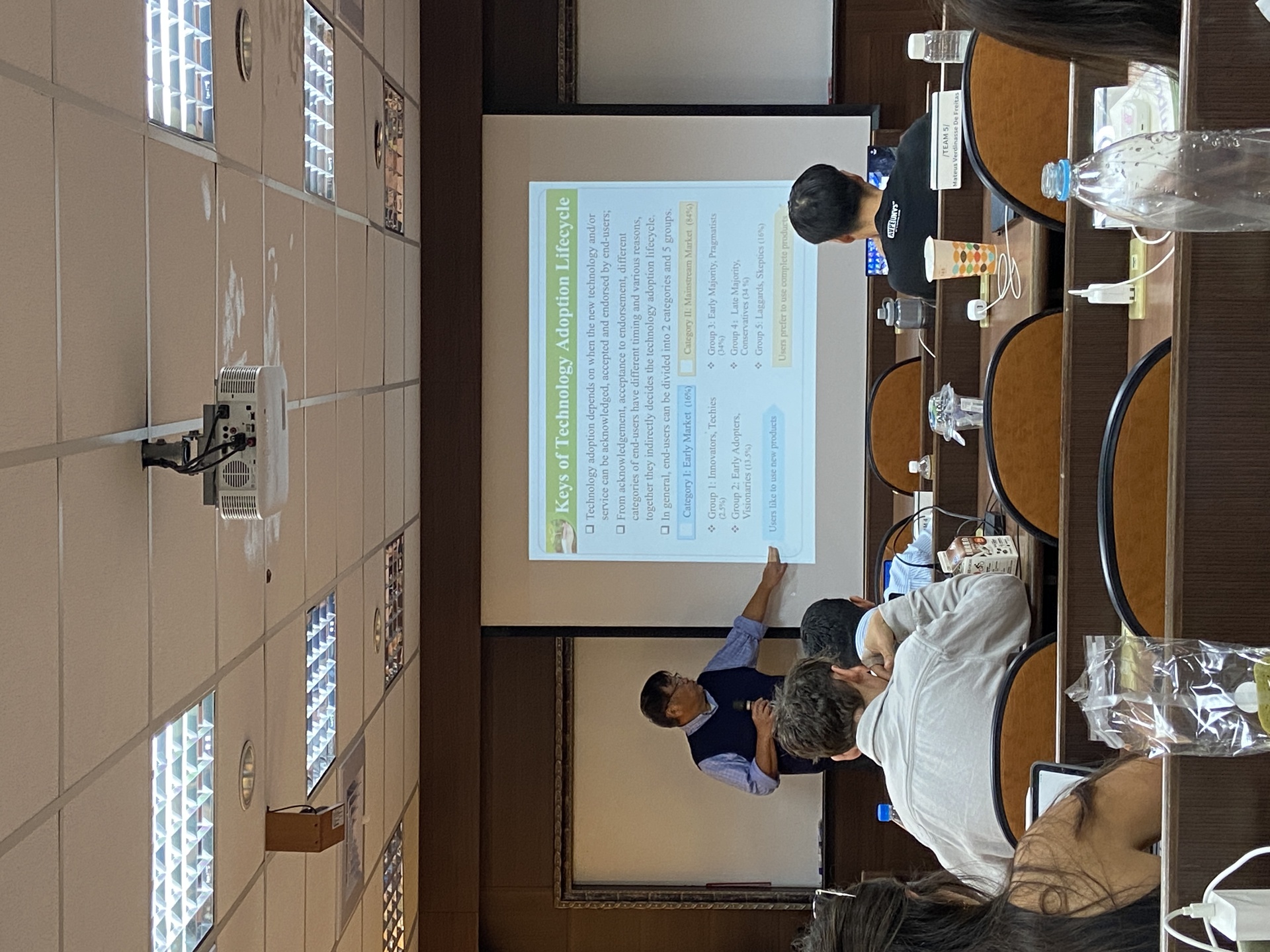 張紹堯總經理介紹技術採用生命週期模型圖片