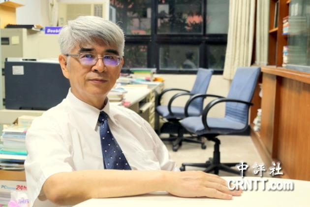 中山大學企業管理學系專任副教授林峰立。（中評社 高易伸攝）圖片
