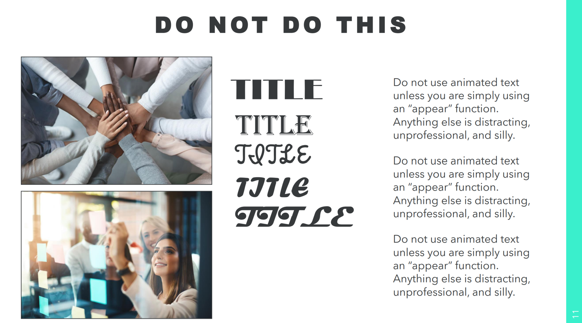 不適當的字體圖片