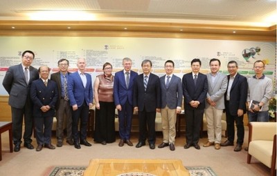 圖為立陶宛議員拜會中山大學，促科研合作。（取自中山大學官網）圖片