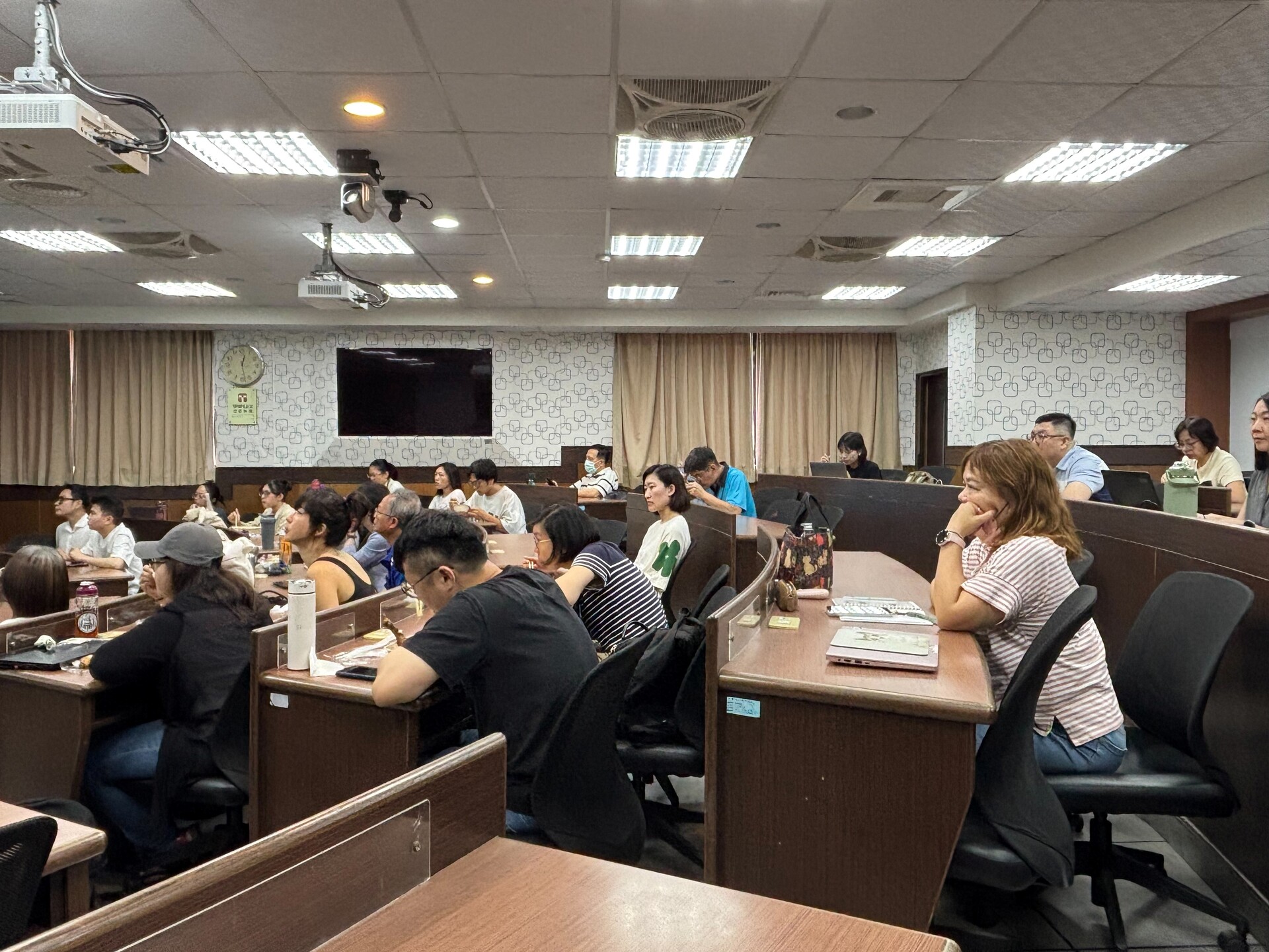 Participants listened attentively and engaged actively throughout the session.Image