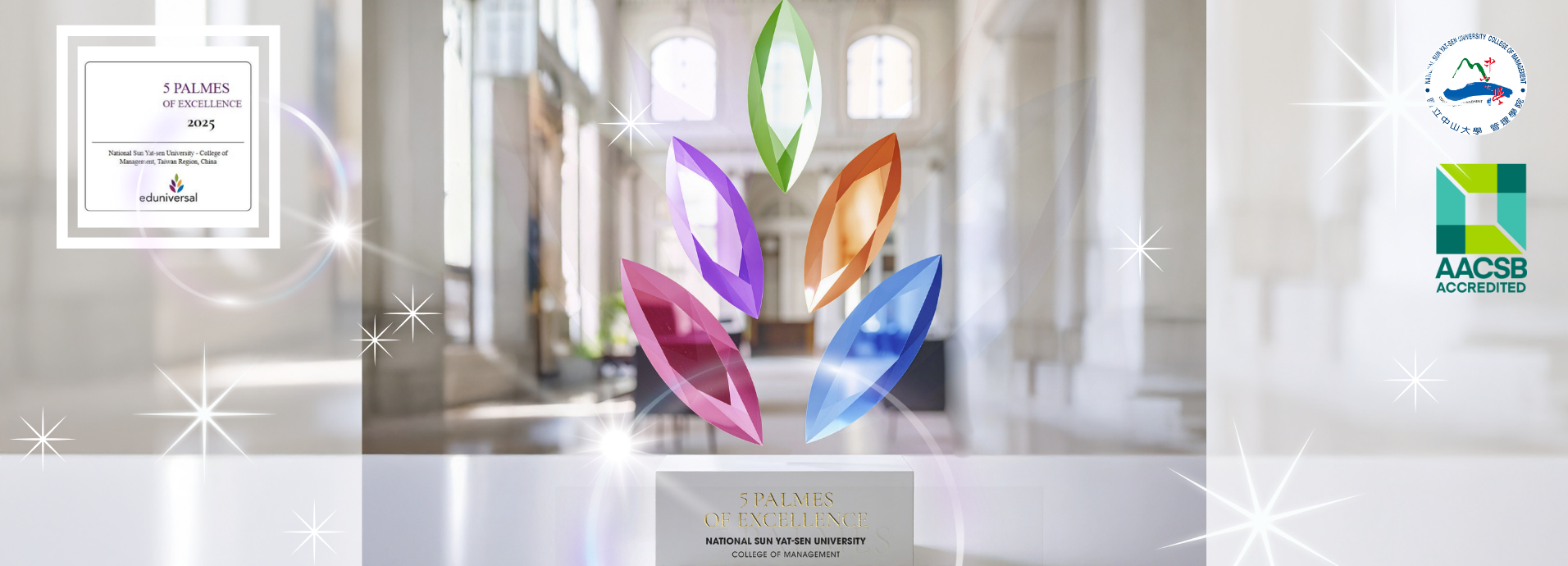 [CM Honor] Ranked Among the World’s Elite, NSYSU Earns Eduniversal’s Prestigious “Five Palmes” Distinction