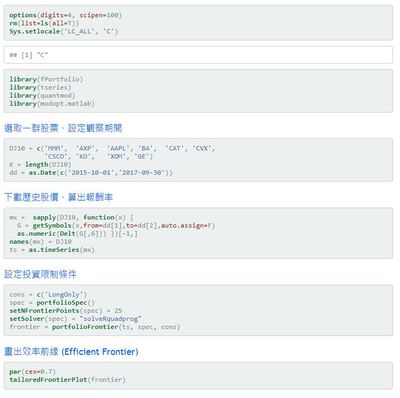 線上投資組合套件